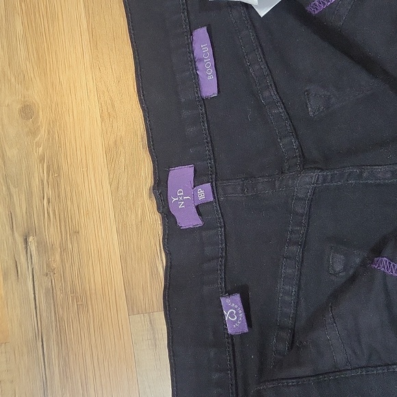 NYDJ Black Lift Tuck Technology P4008 Dark Bootcut Jeans -18P - Picture 3 of 13